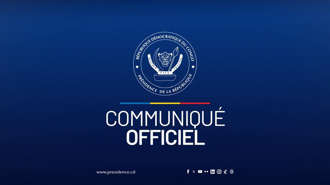 COMMUNIQUÉ OFFICIEL